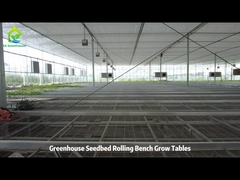 Włókno sieciowe Grow Table And Ebb Flood Rolling Bench Grow Table dla szklarni