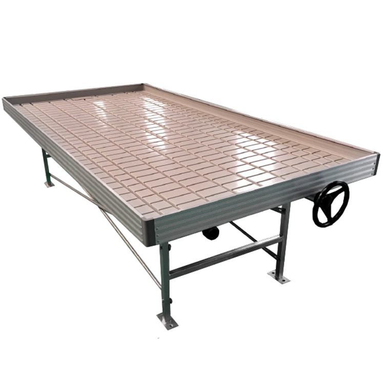 Wartość cieplarnianą Ebb Flow Seeding Rolling Bench Grow Tables For Growing Various Plant Types