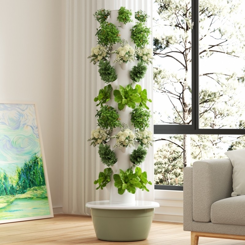 Niestandardowe 5/7/9 warstwy system hydroponiczny bezglebnej Grow Tower dla rolnictwa w pomieszczeniach