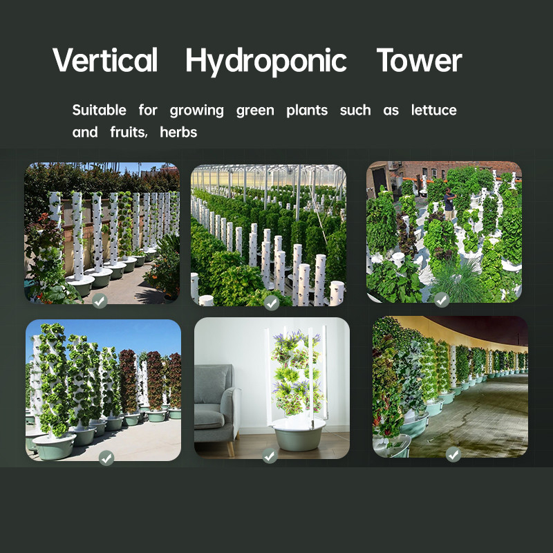 Niestandardowe 5/7/9 warstwy system hydroponiczny bezglebnej Grow Tower dla rolnictwa w pomieszczeniach
