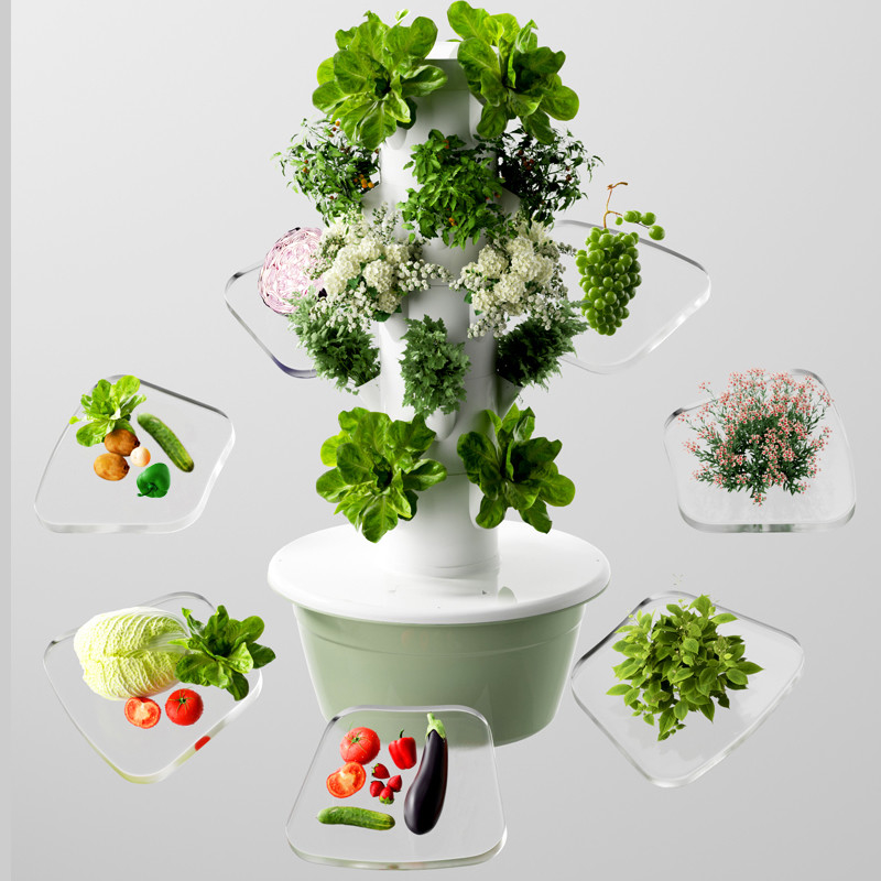 Niestandardowe 5/7/9 warstwy system hydroponiczny bezglebnej Grow Tower dla rolnictwa w pomieszczeniach