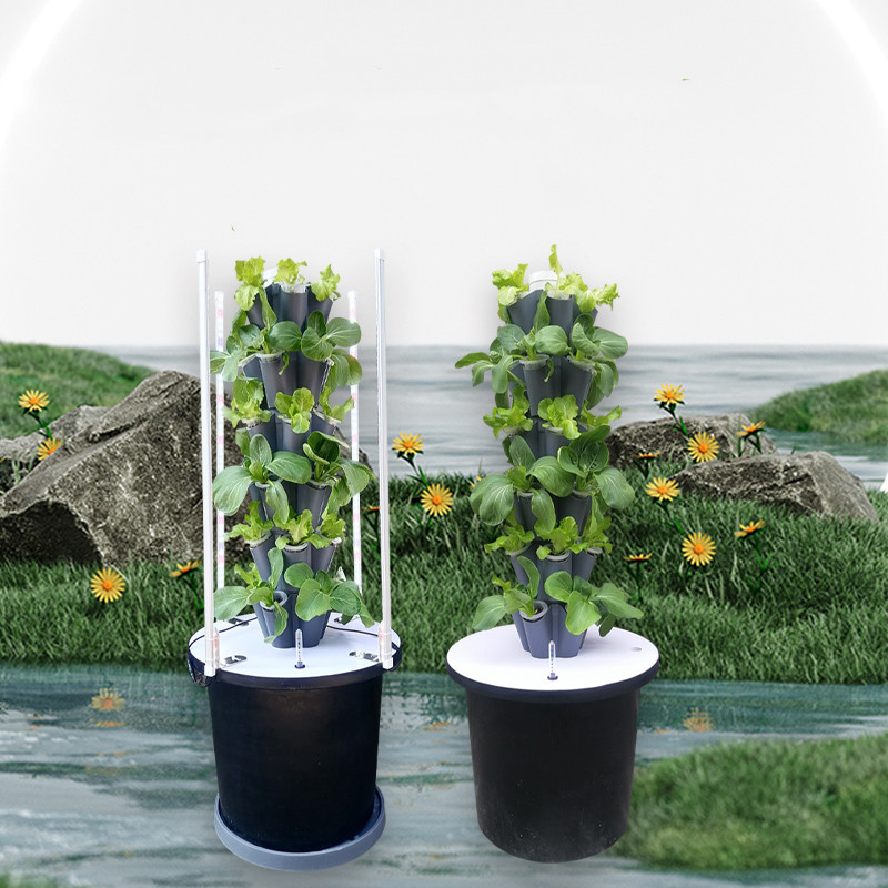 Niestandardowe 5/7/9 warstwy system hydroponiczny bezglebnej Grow Tower dla rolnictwa w pomieszczeniach
