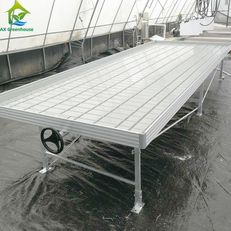 Ebb Flow Custom Podwójne warstwy Flood Grow Table Seedbed Rolling Bench Przenośny i odpowiedni do kwiatów