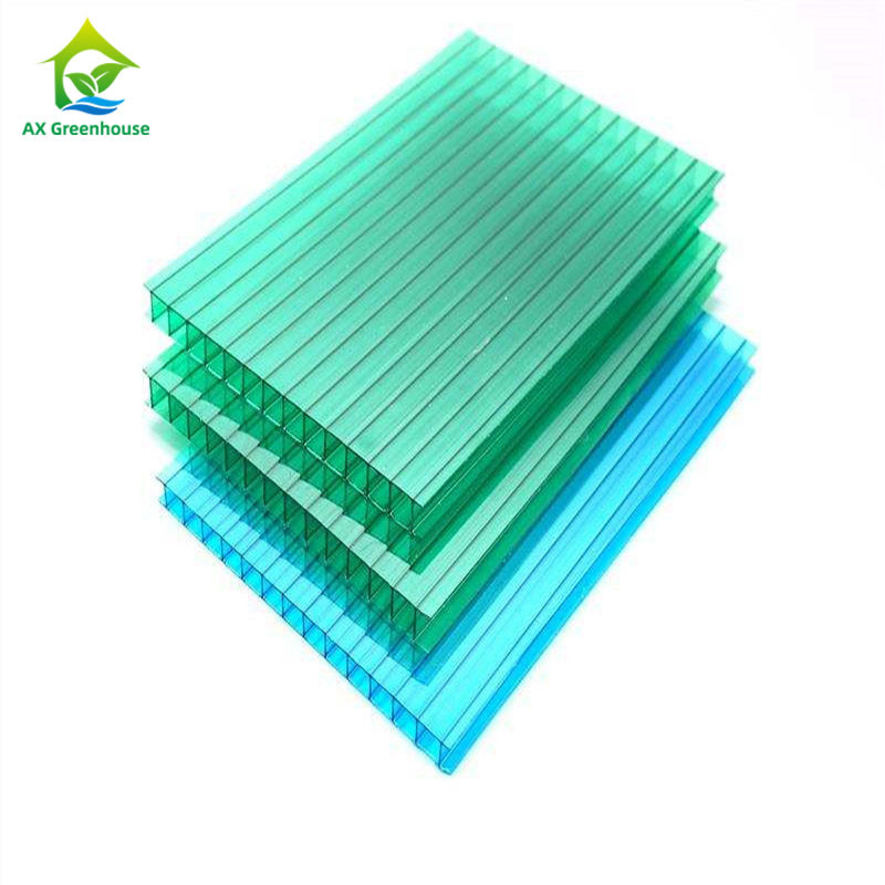 4-12 mm grubości Steeple Materiały osłonowe do szklarni Faliste plastikowe panele szklarniowe